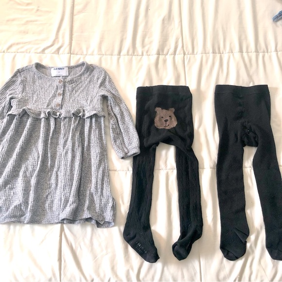 GAP Other - Girl’s Fall Dress and Tights Bundle